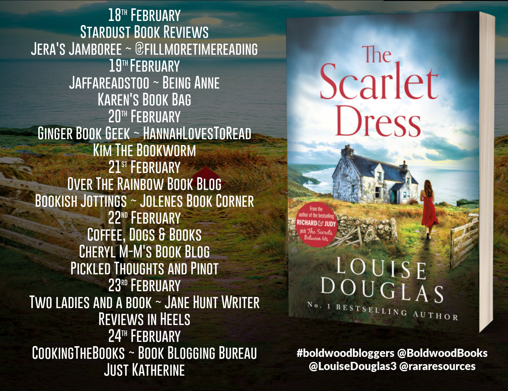 Blog Tour* The Scarlet Dress- Louise Douglas